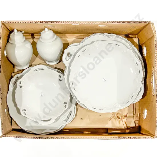 Qty of Assorted Fancy White China