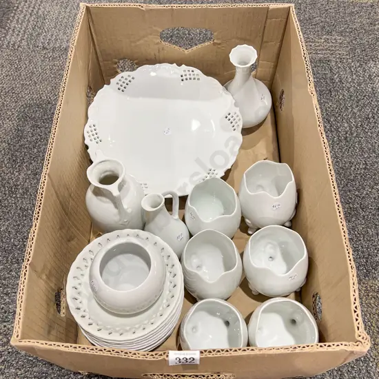 Qty of Assorted Fancy White China