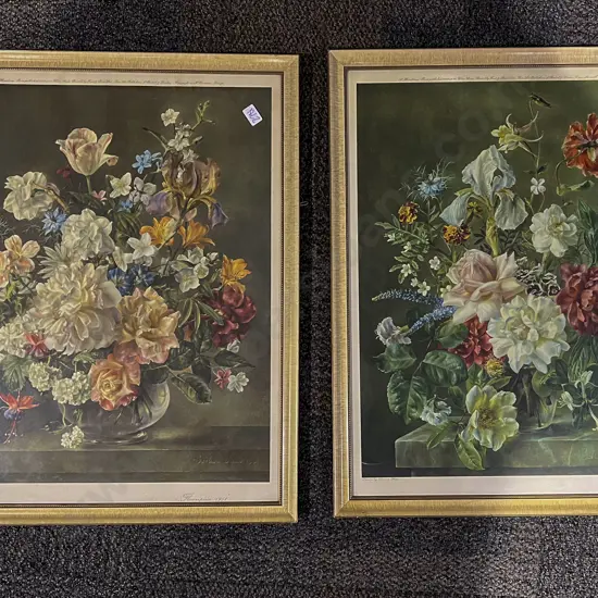 Pair of Botanical Study Prints