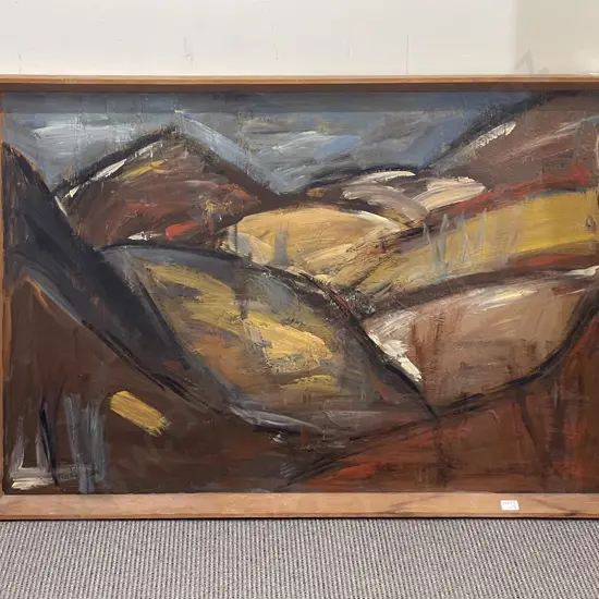 Unknown Artist - Abstracted Landscape - Oil on Board