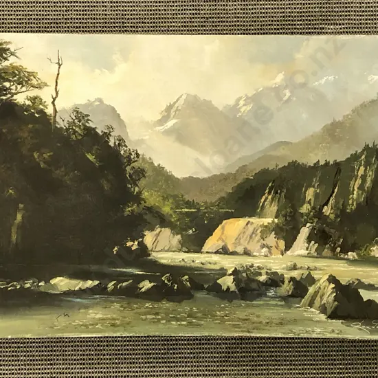 Ron Prestney - Landscape- Oil on Board