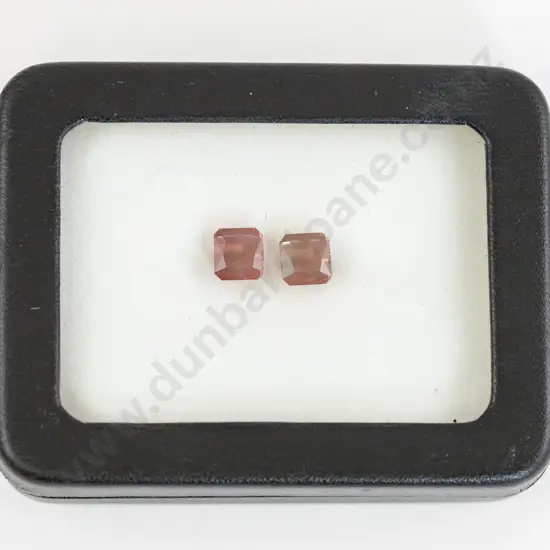 Pair Unmounted Pink Tourmalines