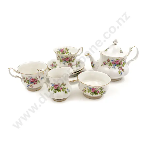 Royal Albert "Moss Rose" Part Tea Set