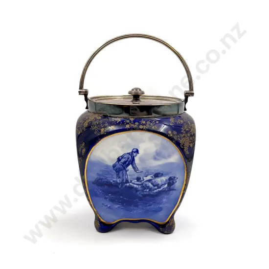 Doulton Burslem Biscuit Barrel