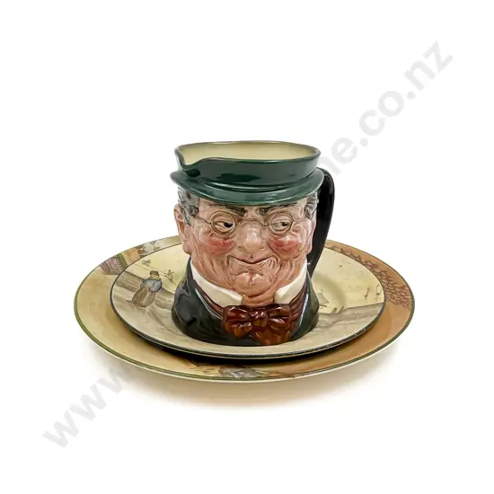 Three Pieces of RD incl Mr.Pickwick Character Jug