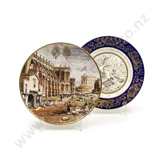 Two Royal Worcester Boxed Commemorative Plates