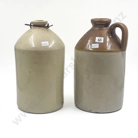 Two Stoneware Bottles A/F