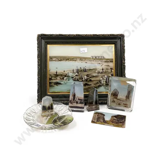 Quantity of Assorted Vintage NZ Souvenir Paperweights etc