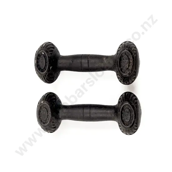 Pair of Vintage Cast Iron 3lbs Dumb Bells