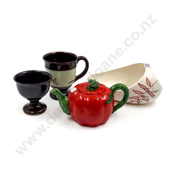 Beswick Vase together with Bourne Denby Hunting Mug & Two Others