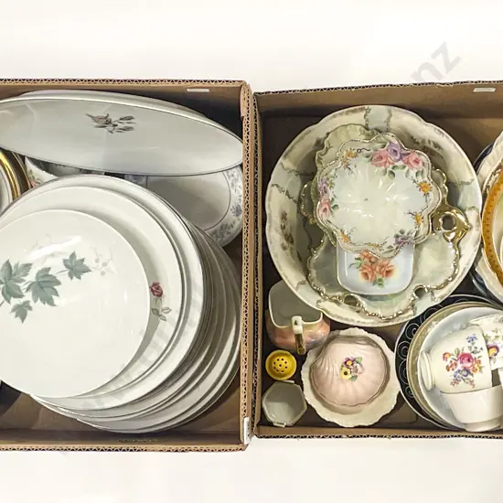 Two Boxes of Assorted Fancy China