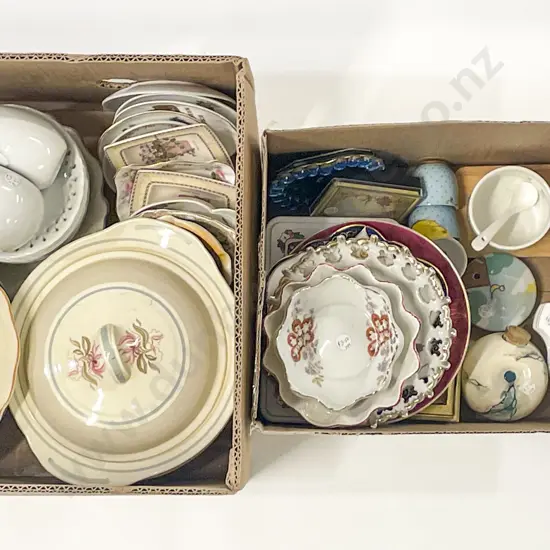 Two Boxes of Assorted Fancy China