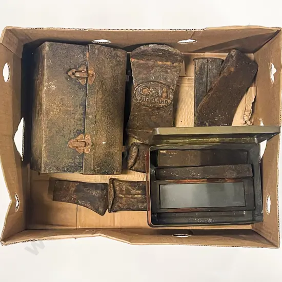 Box of Assorted Vintage Tools etc