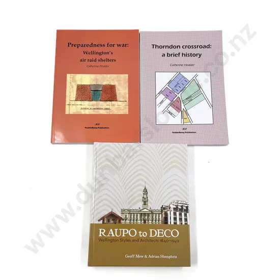 Raupo to Deco By Geoff Mew & Adrian Humphris and two other works