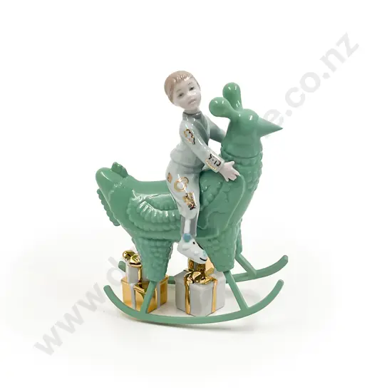 Lladro "The Rocking Chicken Ride" Figure