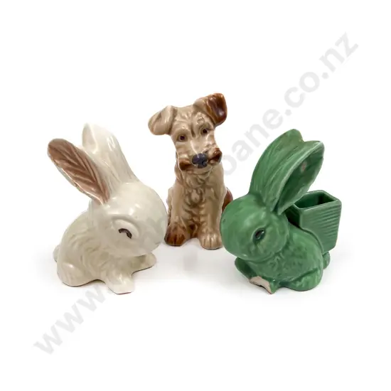 Sylvac Dog & Bunny together with Other Bunny