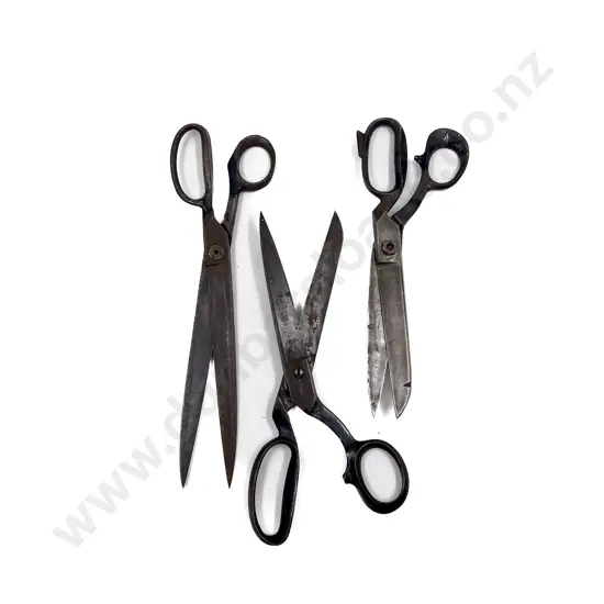 Three Assorted Vintage Scissors