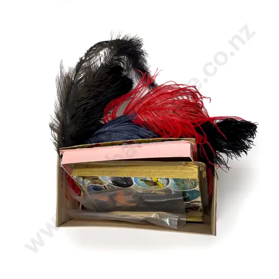 Quantity of Assorted Vintage Dress Feathers