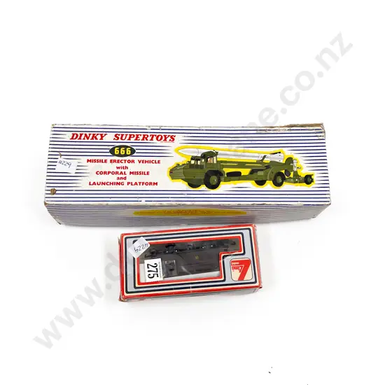 Part Boxed Dinky No.666 Missile Vehicle and Lima Train Wagon