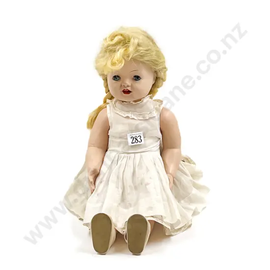 Unmarked Ideal All Hard Plastic Walkie Talkie Doll
