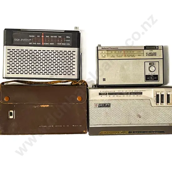Four Assorted Vintage Radios