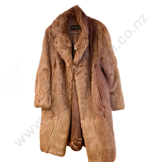 Vintage English Foreign Fur Company Fur Coat - Small