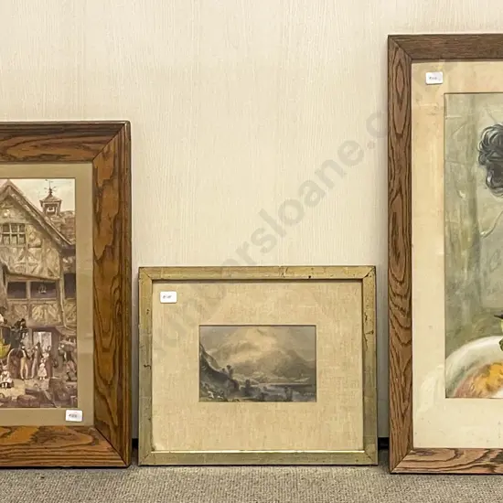 Three Assorted Framed Works