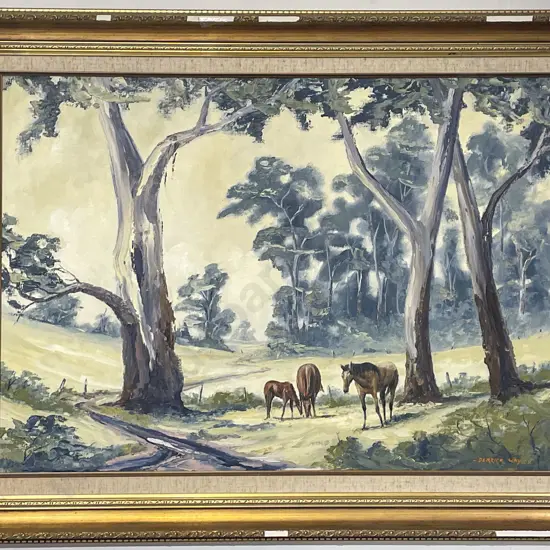 Derrick Way "Morning Grays Hawkes Bay" Oil on Board