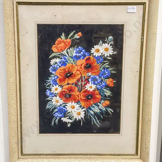 Floral Still Life Signed Tornier