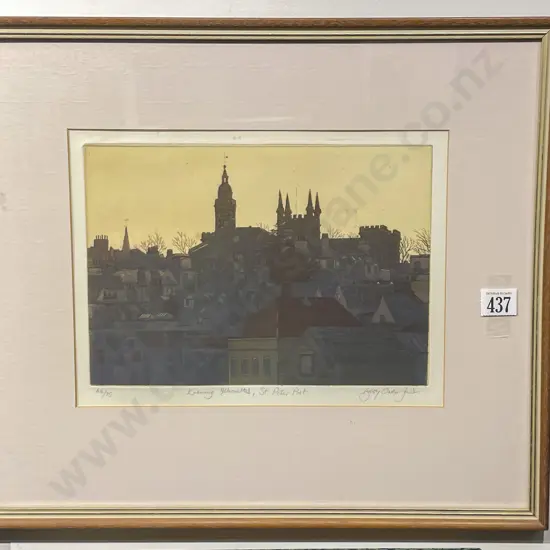 Barry Owen Jack "Evening Silhouettes" Ltd Ed Etching