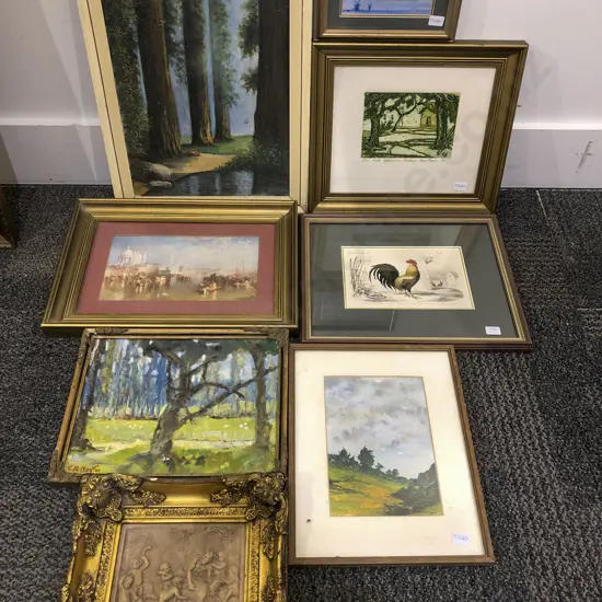 Box Qty of Assorted Artwork