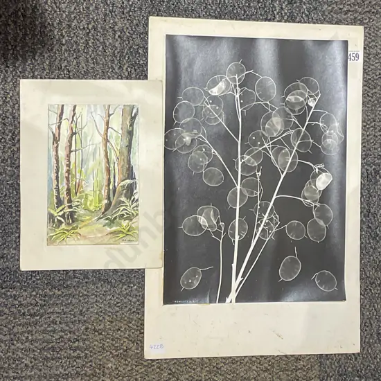 D.A Clent Watercolour together with Other