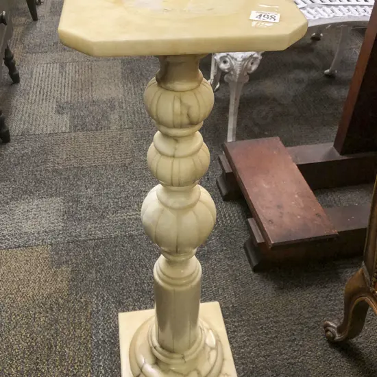 Alabaster Plant Stand