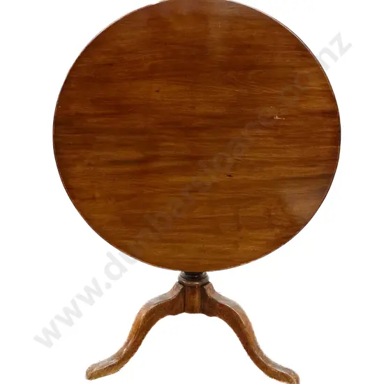Geo III Mahogany Circular Snap Top Supper Table