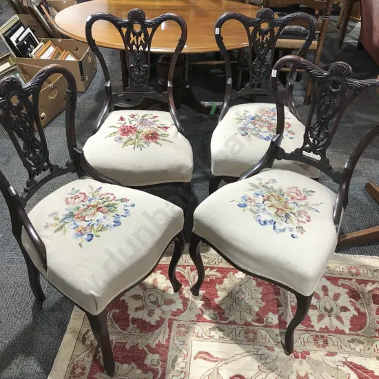 Set of Four Edwardian Dining Chairs