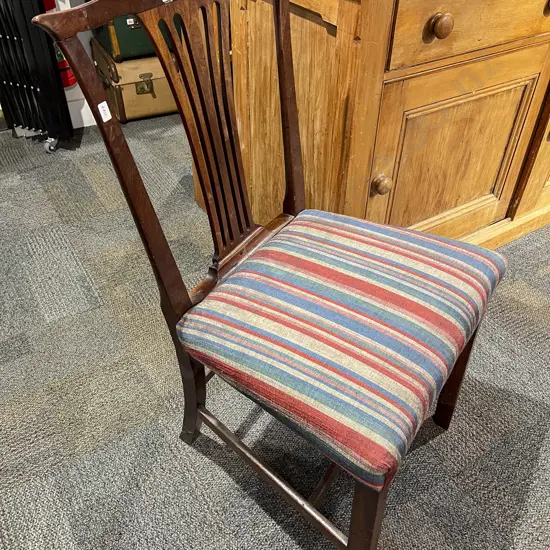 Geo III Chippendale Style Mahogany Dining Chair