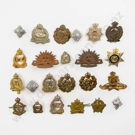 Small Collection NZ and Australian Metal Badges