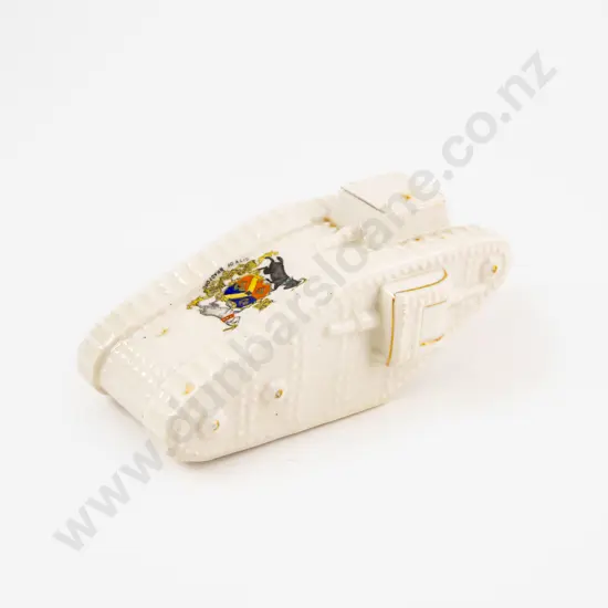 Crested Ware Large WWI Model Tank