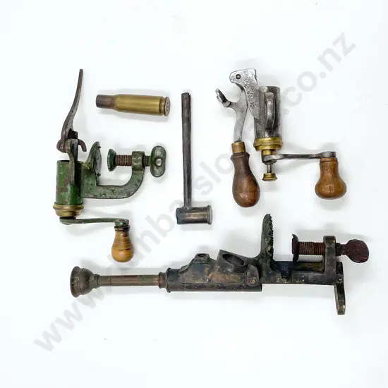 Brass 12 gauge Reloading Tools and Powder Measure