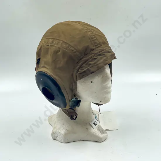 US WWII Spec AN-H-15 Type Canvas Pilot Helmet