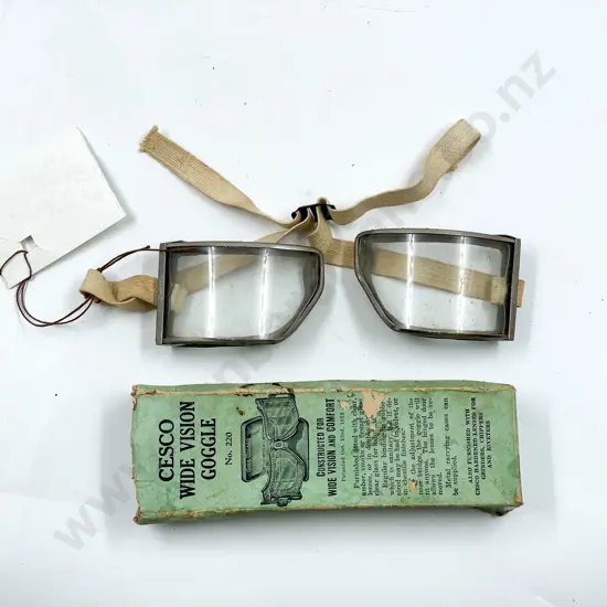 Part Original Boxed Cesco Wide Vision Goggles No220