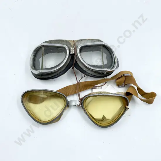 Two Pair Aviation Goggles