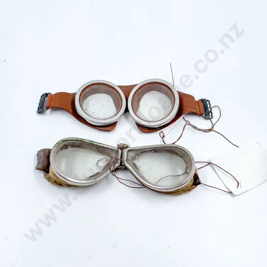 Two Pair Aviation Goggles