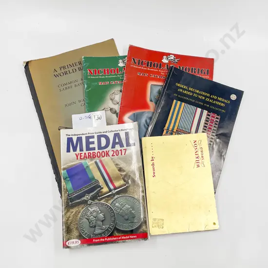 Seven Military Reference Volumes and Booklets