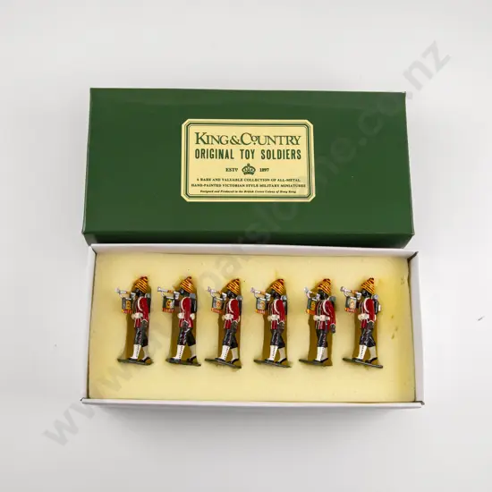 Boxed King & Country Original Toy Soldiers 15th Ludhiana Sikhs Regiment Buglers