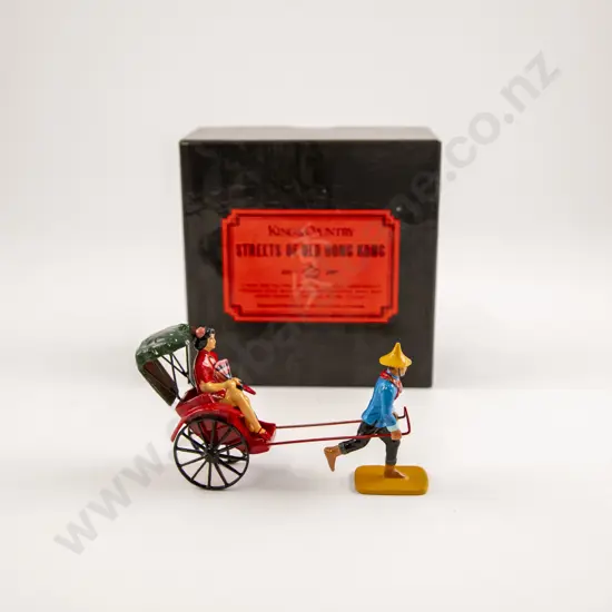 Boxed King & Country Streets of Old Hong Kong Rickshaw Set