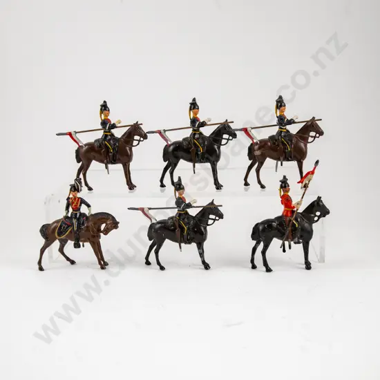 Unboxed Britains Royal Lancers (6) officer repainted