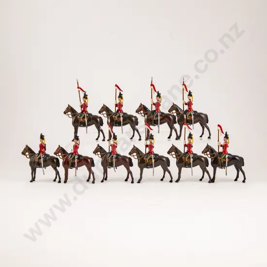 Unboxed Britains Repainted Lancers (10)