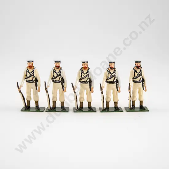 Unboxed Fusilier Miniatures Royal Navy at ease parade (5)