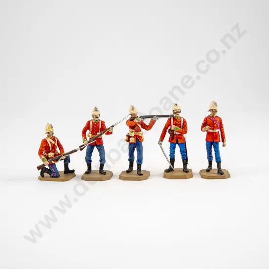 Unboxed C1978 D G S W No1-5 Rorkes Drift Soldiers (5)